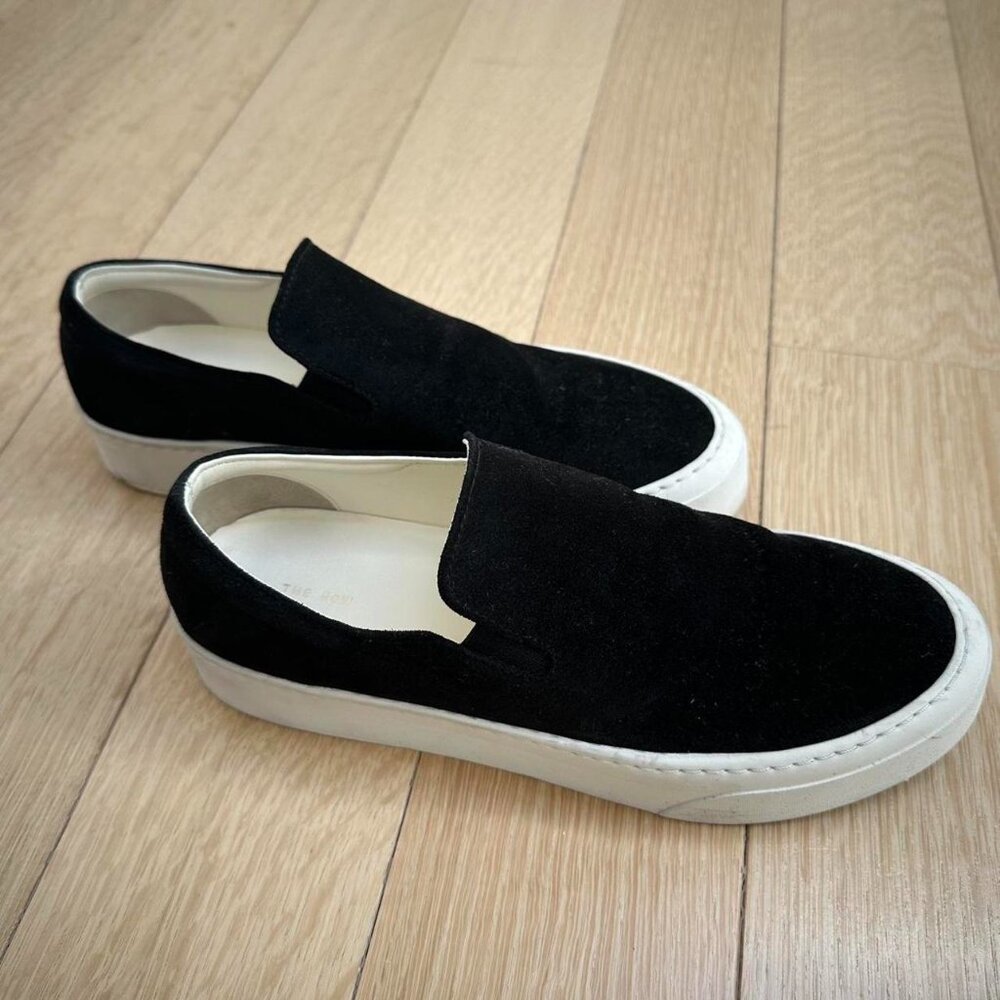 The Row Black Suede Marie H Sneakers